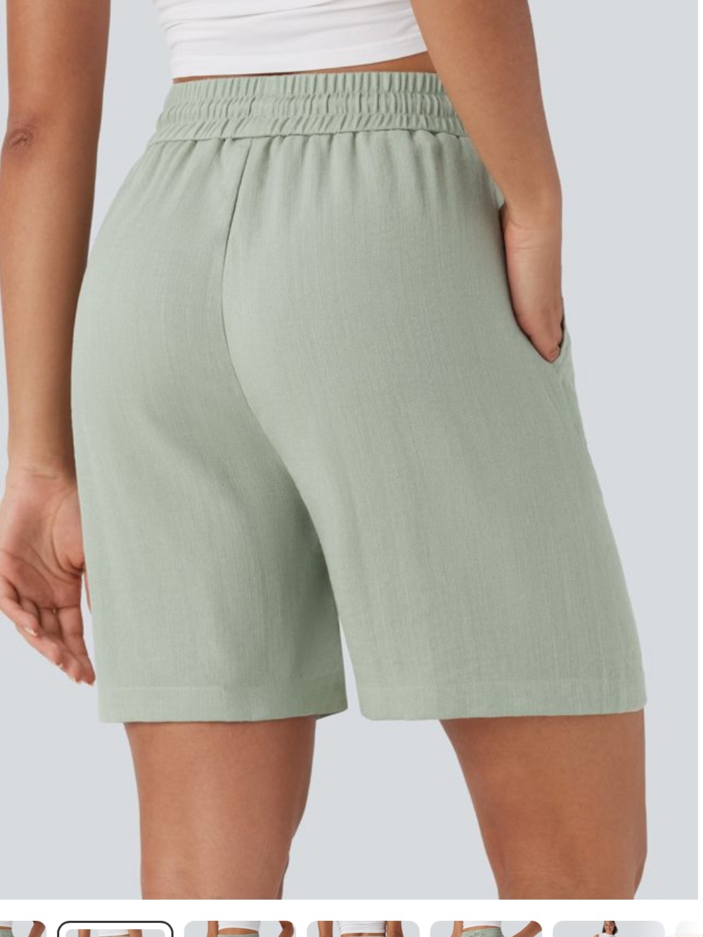 New  HALARA high waist draw string shorts - Picture 4 of 8